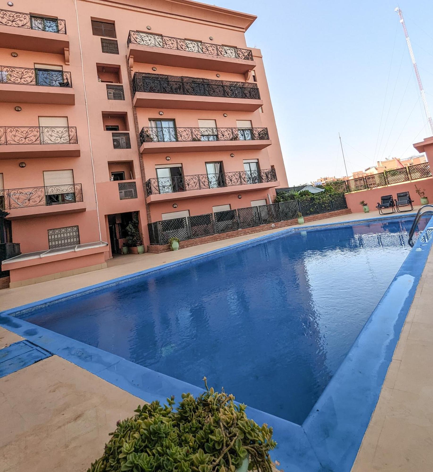 Apartement Panoramic View Majorelle Garden With Pool Marrakesz Zewnętrze zdjęcie