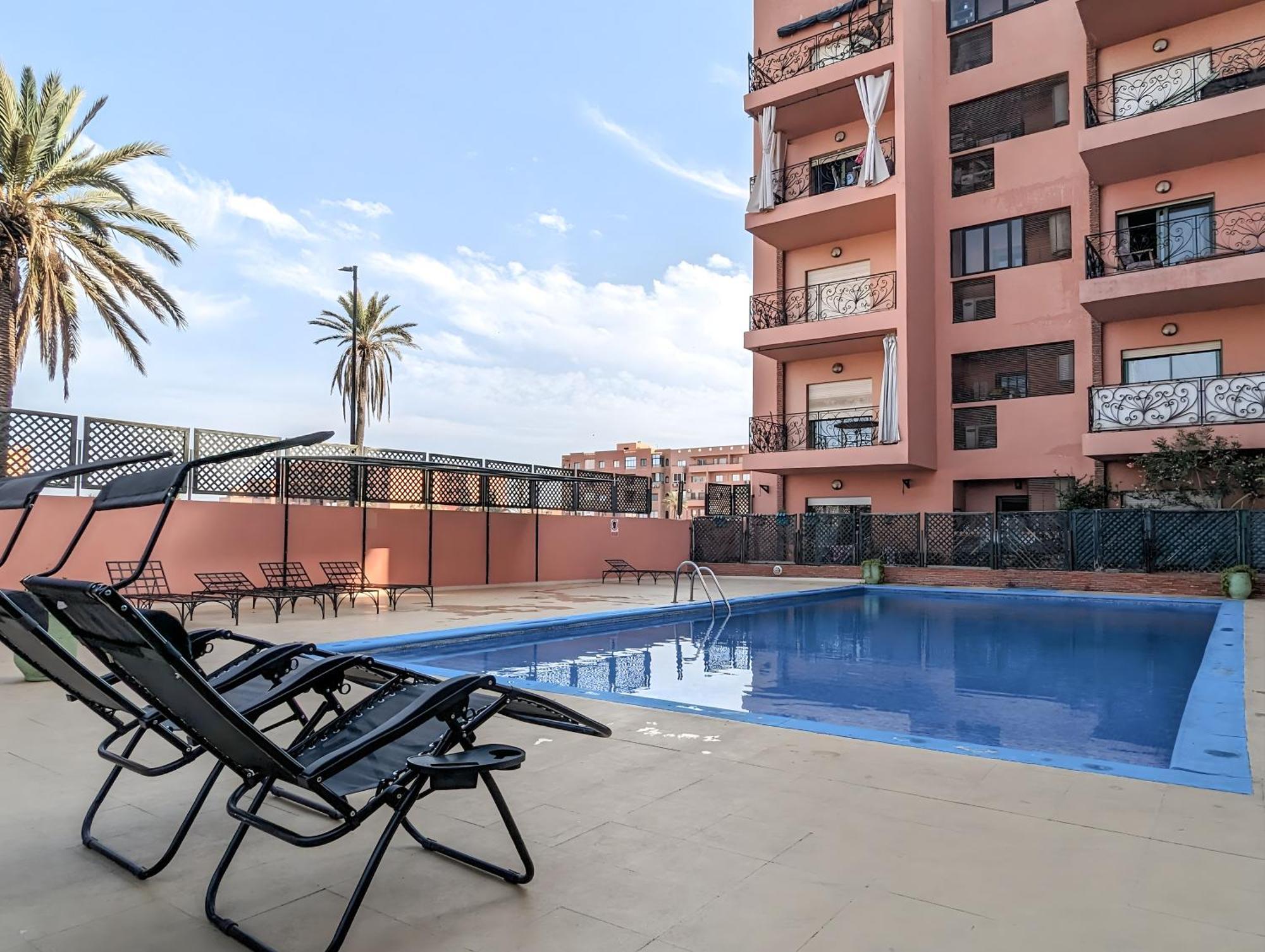 Apartement Panoramic View Majorelle Garden With Pool Marrakesz Zewnętrze zdjęcie