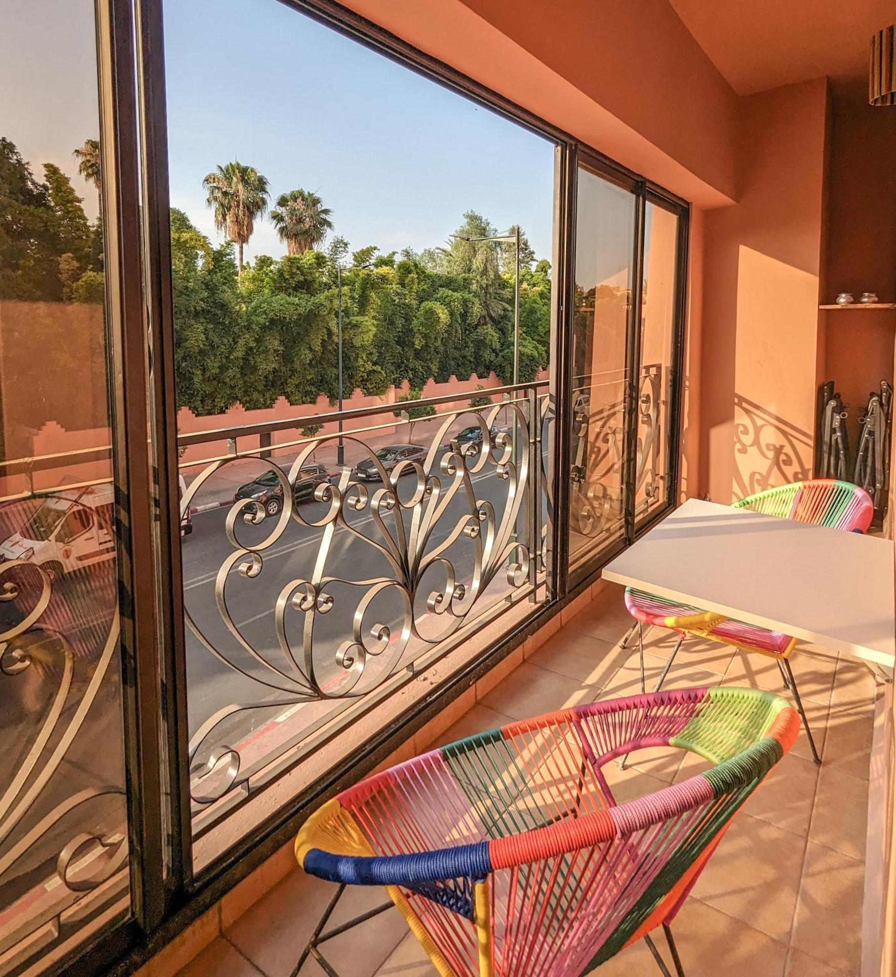 Apartement Panoramic View Majorelle Garden With Pool Marrakesz Zewnętrze zdjęcie